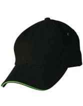 Sandwich Peak Cap 50Pk - Black/Lime 